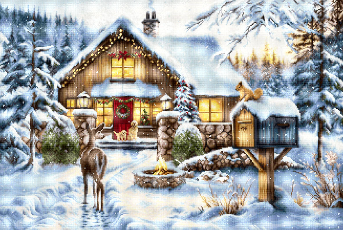 Saying Hello Cross Stitch Kit ~ Luca S GOLD