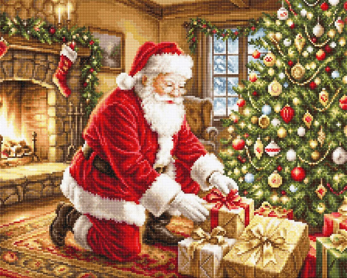 The Heart of Christmas Cross Stitch Kit ~ Luca S GOLD