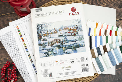 Icy Lights Cross Stitch Kit ~ Luca S GOLD