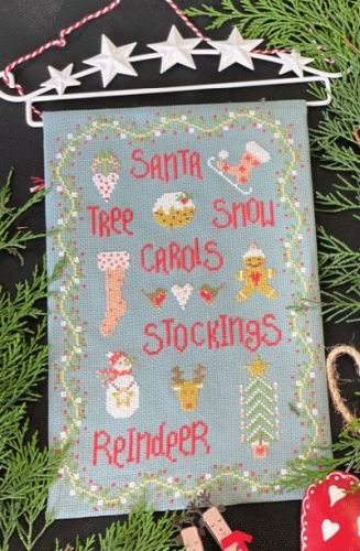 Christmas Banner Cross Stitch Kit Historical Sampler Co