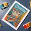 Autumn Glow at Cragside Cross Stitch Kit - Trouvaille Stitch Kits