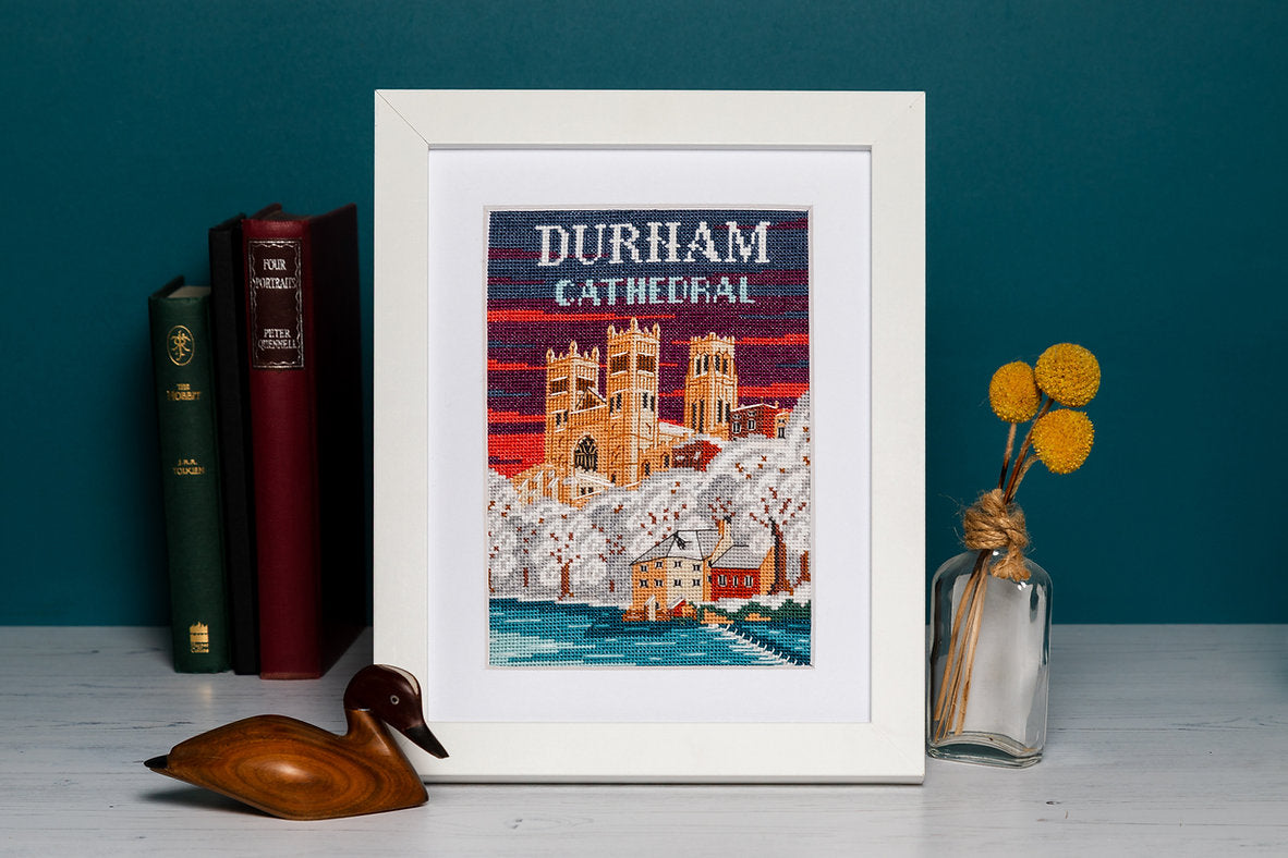 Snow Over Durham Cross Stitch Kit - Trouvaille Stitch Kits