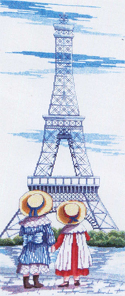 Eiffel Tower - All Our Yesterdays Cross Stitch Kit