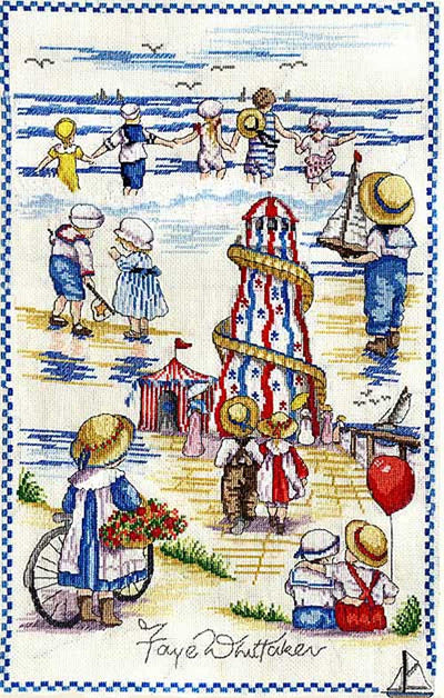 Seaside Montage - All Our Yesterdays Cross Stitch Kit