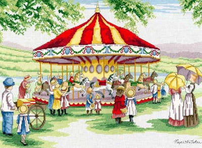 Countryside Carousel - All Our Yesterdays Cross Stitch Kit