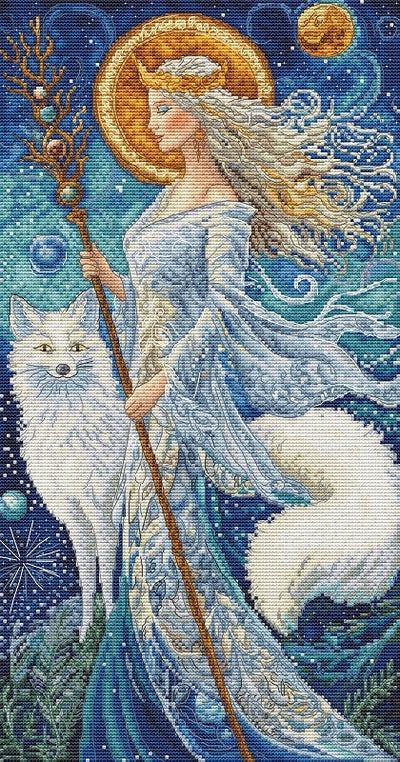 Goddess of Winter Cross Stitch Kit - Letitstitch