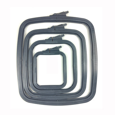Nurge Square Embroidery Hoop ~ Grey ~ Various Sizes