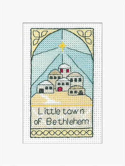 Bethlehem Greeting Card  Cross Stitch Kit Heritage Crafts