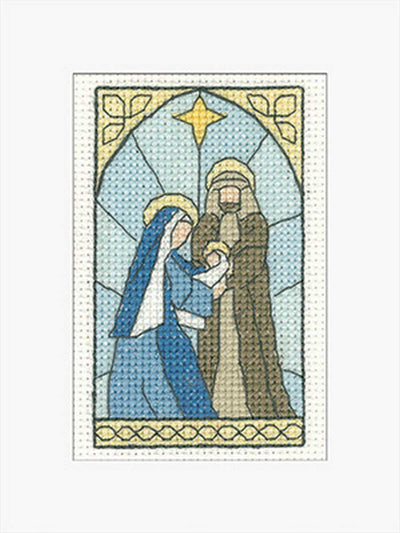 Nativity  Greeting Card  Cross Stitch Kit Heritage Crafts