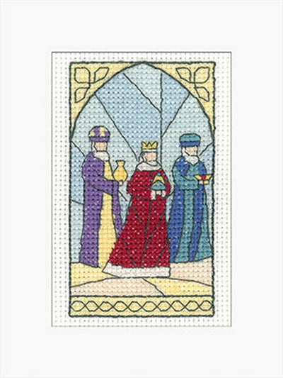 Wise Men Greeting Card  Cross Stitch Kit Heritage Crafts