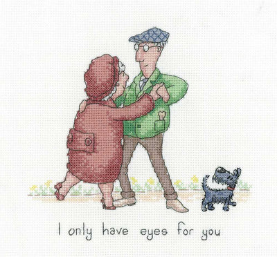 I Only Have Eyes For You Golden Years  Cross Stitch Heritage Crafts