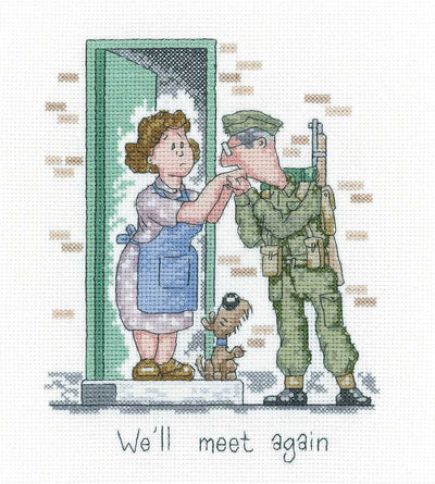 We'll Meet Again Golden Years  Cross Stitch Heritage Crafts