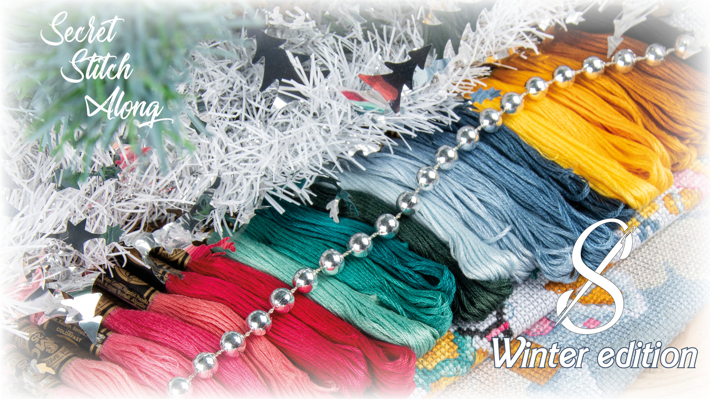 Vervaco Secret Stitch Along Winter 2026 Cross Stitch Kit