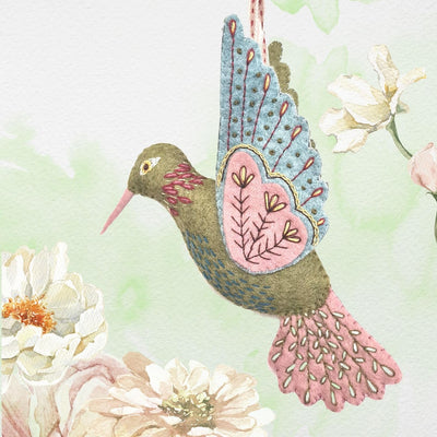 Hummingbird Felt Craft Kit - Corinne Lapierre