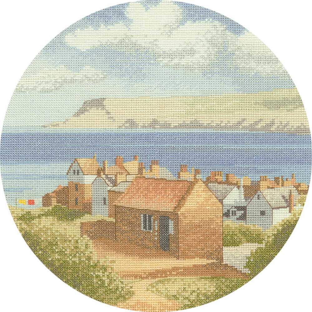 Coastal Village John Clayton Circles Cross Stitch CHART Heritage Crafts