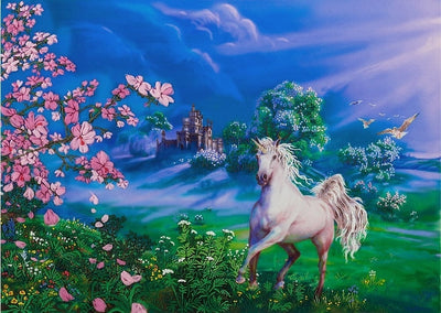 Magic Unicorn Ribbon Embroidery Kit ~ PANNA
