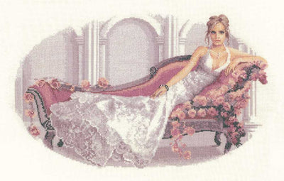 Abbi Elegance  Cross Stitch Kit Heritage Crafts