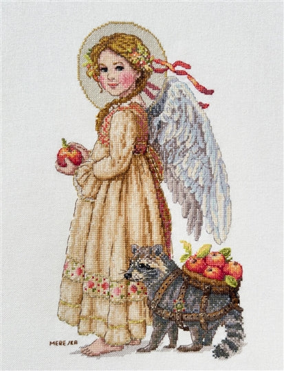 It's Apple Picking Time Cross Stitch Kit ~ Merejka