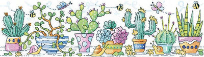 Cactus Garden  Cross Stitch Heritage Crafts(Evenweave)