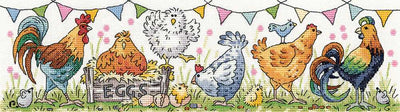 Chicken Run  Cross Stitch Heritage Crafts