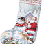 Snowman & Santa Stocking Cross Stitch Kit - Letitstitch