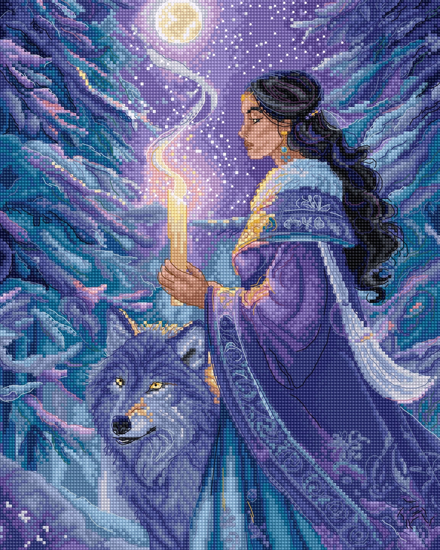 Arctic Enchantress Cross Stitch Kit - Letitstitch