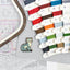 London Christmas Bus Cross Stitch Kit - Letitstitch