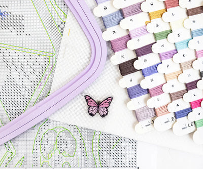 Midnight Magic Notes Cross Stitch Kit - Letitstitch