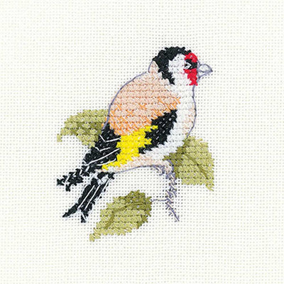 Goldfinch   Cross Stitch Kit Heritage Crafts