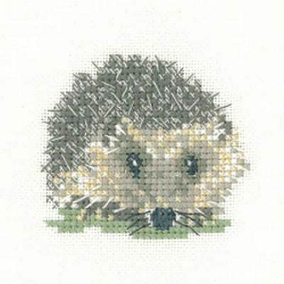 Hedgehog  Cross Stitch Kit Heritage Crafts