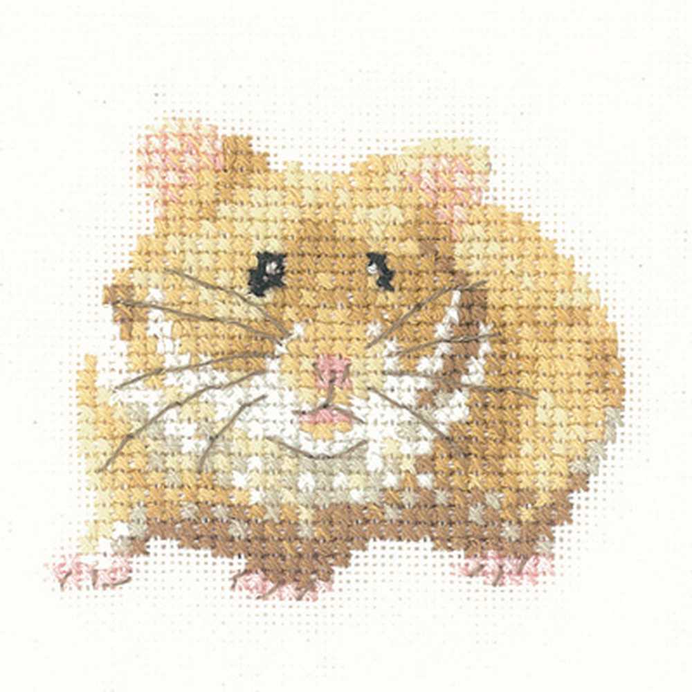 Hamster   Cross Stitch Kit Heritage Crafts