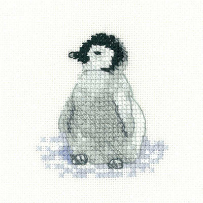 Penguin Chick   Cross Stitch Kit Heritage Crafts