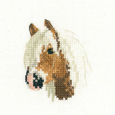 Palomino Pony   Cross Stitch Kit Heritage Crafts