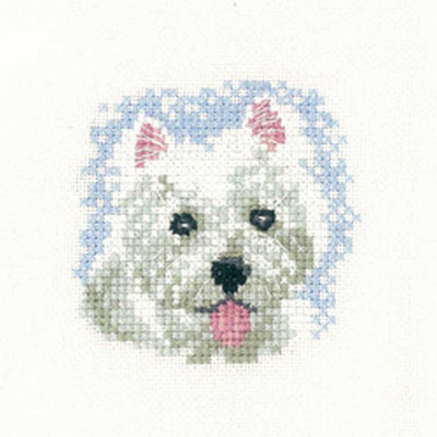 Westie Puppy    Cross Stitch Kit Heritage Crafts
