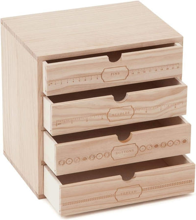 4 Drawer Sewing Notions Chest - Milward LAST ONE