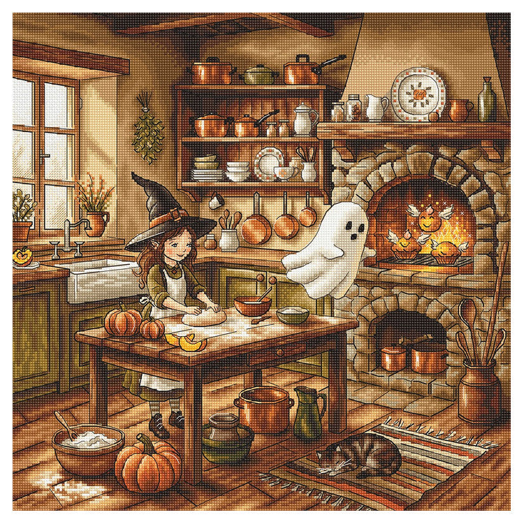 Autumn Magic Kitchen Cross Stitch Kit ~ AVA Stitch