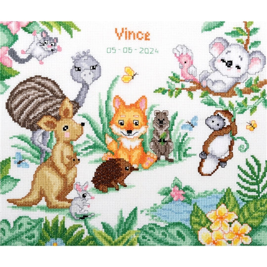 Australian Animals Cross Stitch Kit Vervaco