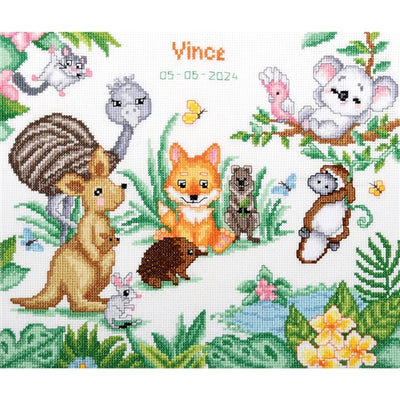 Australian Animals Cross Stitch Kit Vervaco