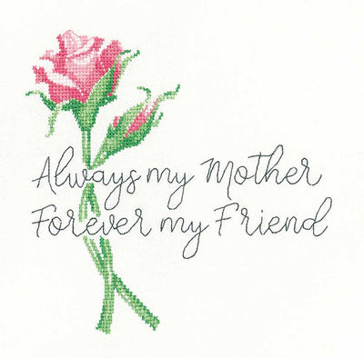 Always My Mother Cross Stitch CHART Heritage Crafts
