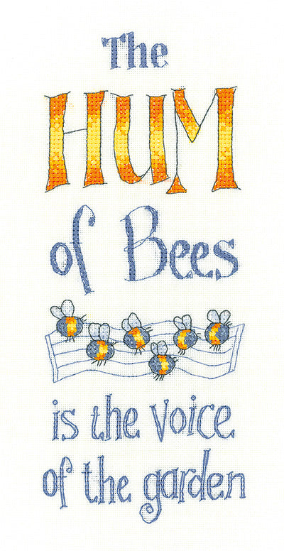 The Hum of Bees Cross Stitch Kit Heritage Crafts SALE