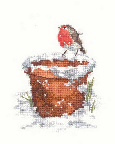 Garden Friend Cross Stitch Kit Heritage Crafts (Evenweave)