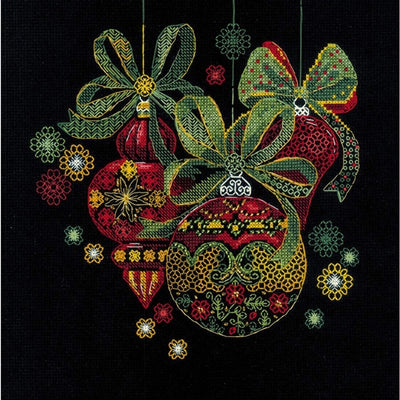 Riolis Cross Stitch Kit - Holiday Ornaments