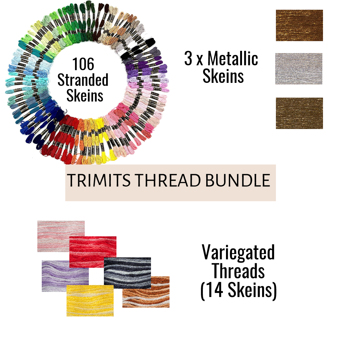 123 Threads Trimits Stranded Cotton Thread Bundle 123 Skeins – Very Crafty