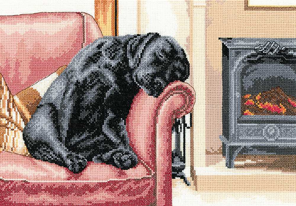 After the Walk by Villager Jim Cross Stitch Kit Heritage Crafts (Evenweave)