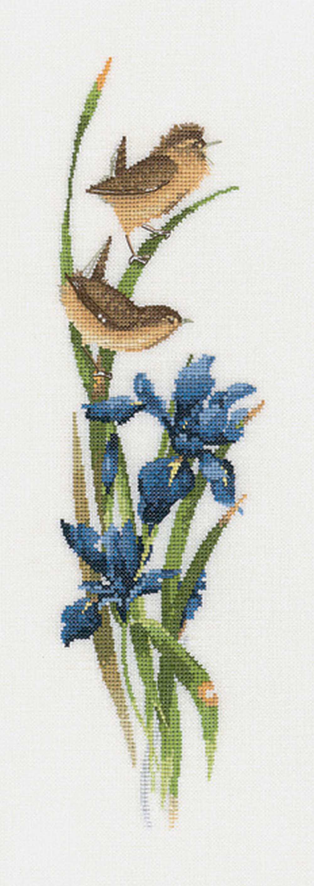 Rhapsody in Blue Cross Stitch Kit Heritage Crafts