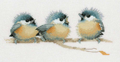 Sitting Pretty Cross Stitch Kit Heritage Crafts (Evenweave)