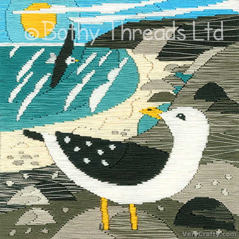 Seagulls - Bothy Threads Silken Long Stitch Kit