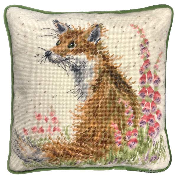 Amongst The Foxgloves Tapestry by Hannah Dale for Bothy Threads