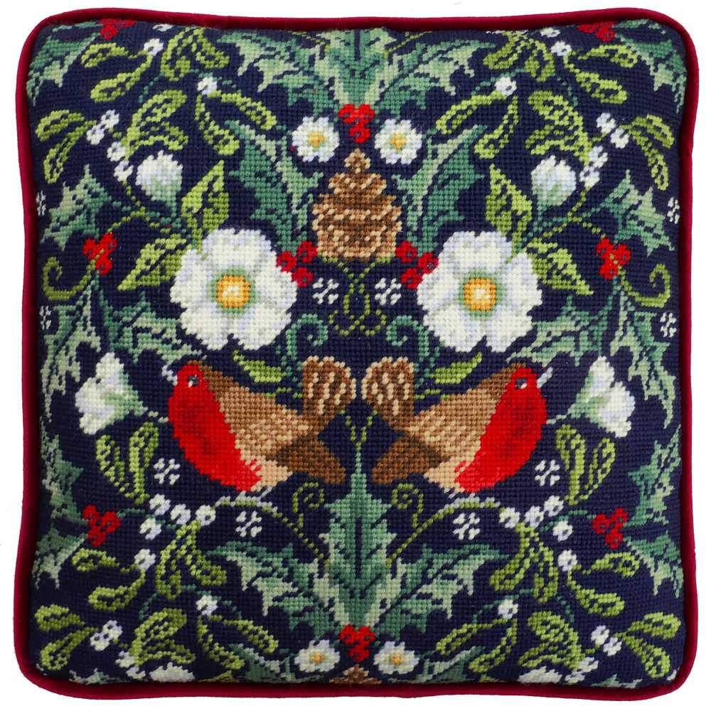 Bothy Threads Winter Robins Tapestry Kit