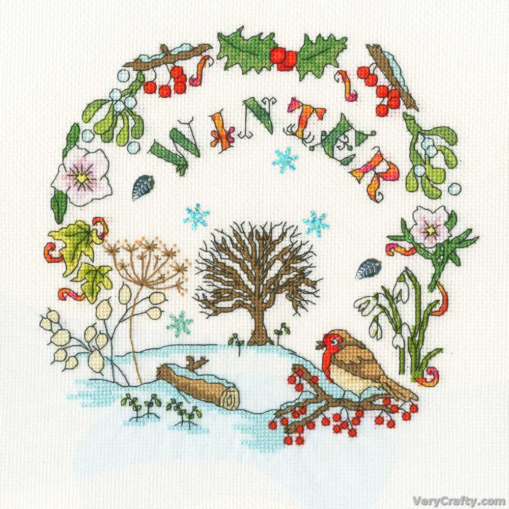 Bothy Threads Winter Time Cross Stitch Kit